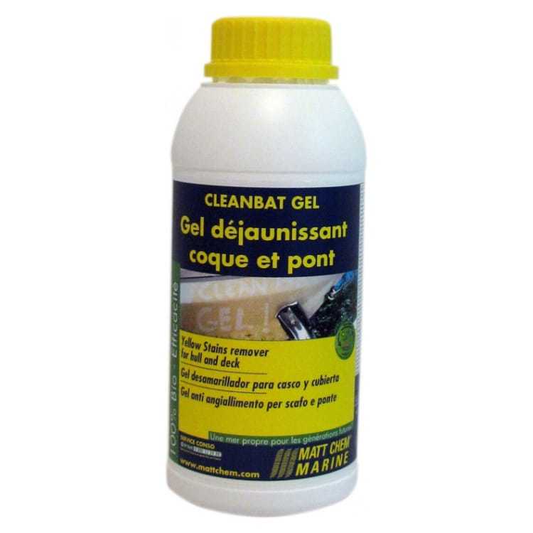 Cleanbat Gel, gel d�jaunissant coque gelcoat et peinture de bateau - Matt Chem