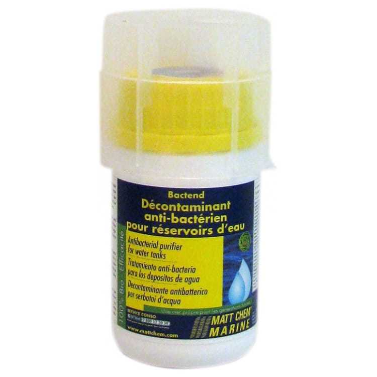 Bacttend, d�contaminant concentr� pour r�servoir d'eau - 125 ml - Matt Chem